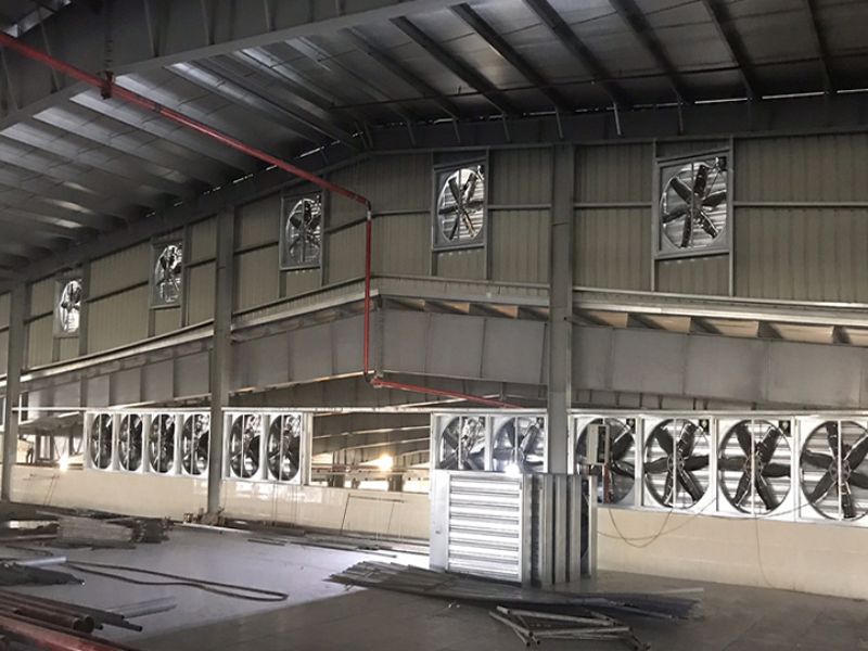 quạt thông gió nhà xưởng