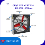 QUẠT THÔNG GIÓ MULTIFAN 1380X1380