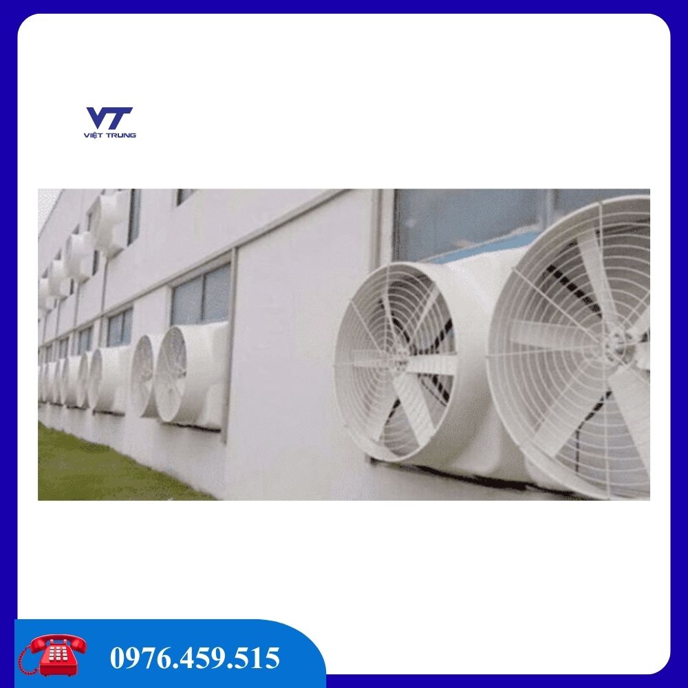 Quạt composite trực tiếp 1460 cánh nhựa