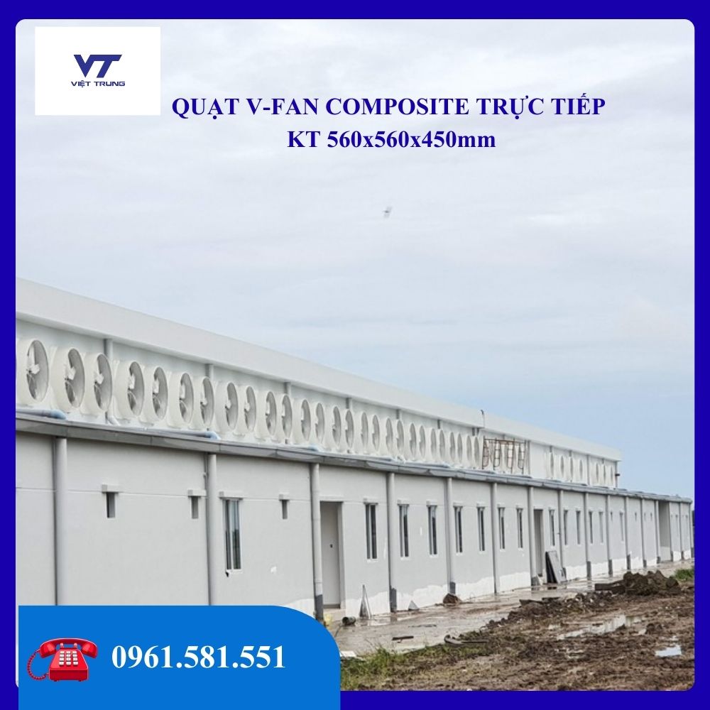 QUẠT HÚT COMPOSITE TRỰC TIẾP KT560x560