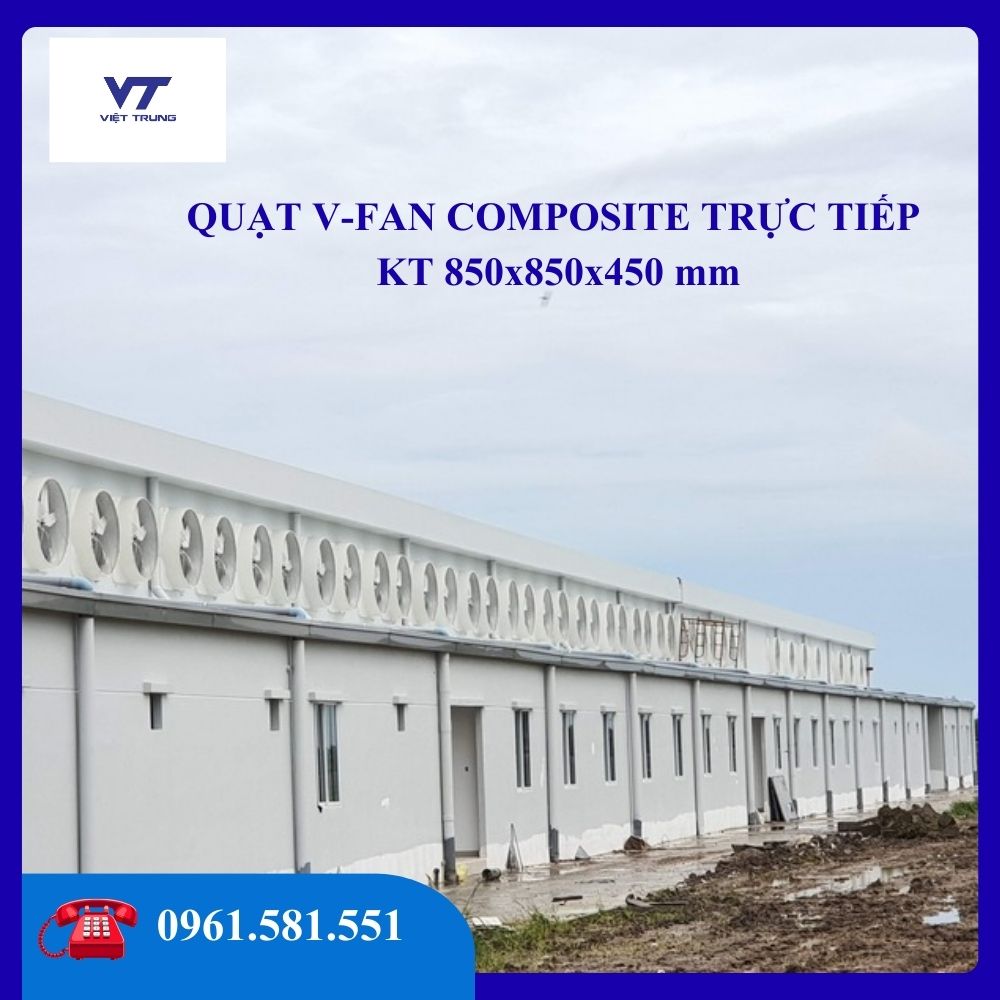 QUẠT HÚT COMPOSITE TRỰC TIẾP KT850x850