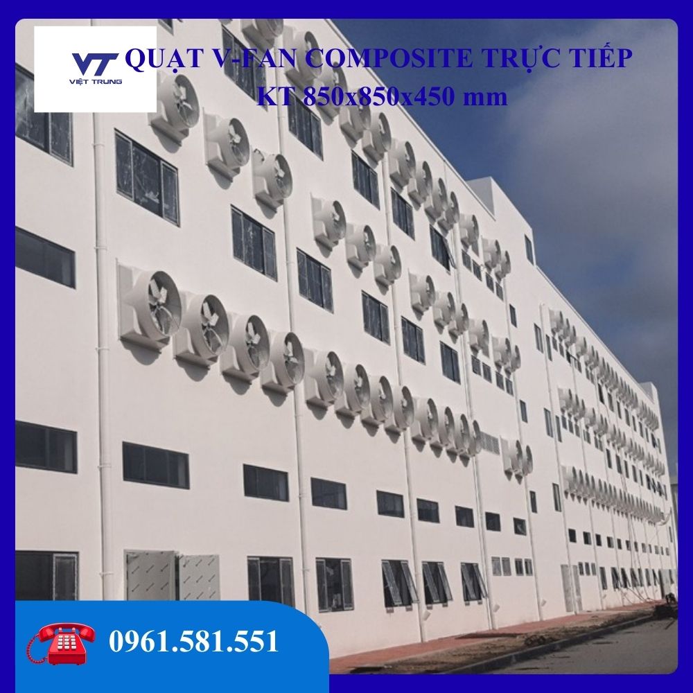 QUẠT HÚT COMPOSITE TRỰC TIẾP KT850x850