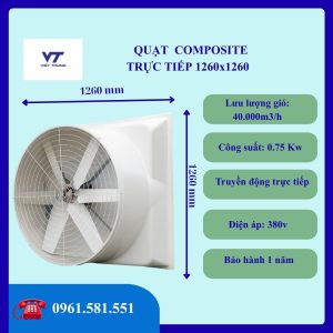 QUẠT THÔNG GIÓ COMPOSITE 1260