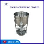 Máng lắc inox 1 bao 25kg