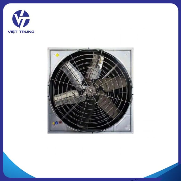 QUẠT THÔNG GIÓ TREO TRANG TRẠI MẠ KẼM 6 CÁNH 1120X1120