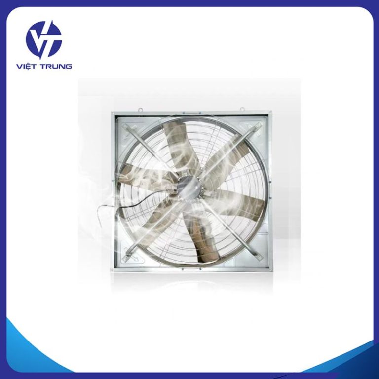 QUẠT THÔNG GIÓ TREO TRANG TRẠI MẠ KẼM 6 CÁNH 1120X1120