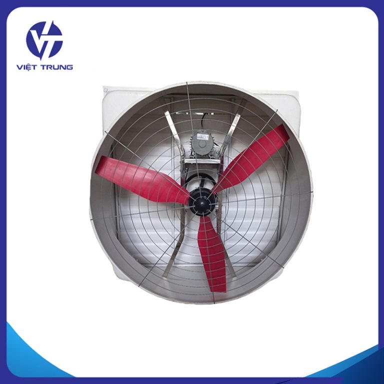 QUẠT HÚT TRANG TRẠI COMPOSITE CÁNH ĐỎ 1060X1060