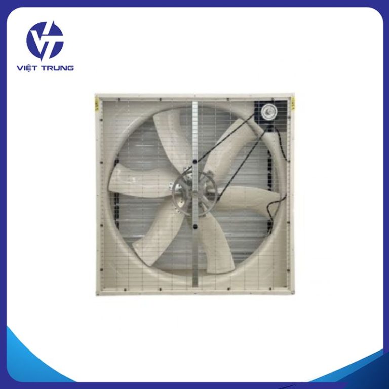 Quạt thông gió vuông trang trại cánh POM 1220x1220