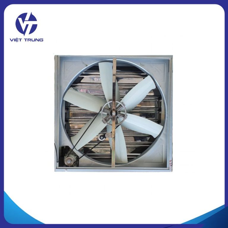 Quạt thông gió vuông trang trại cánh POM 1380x1380