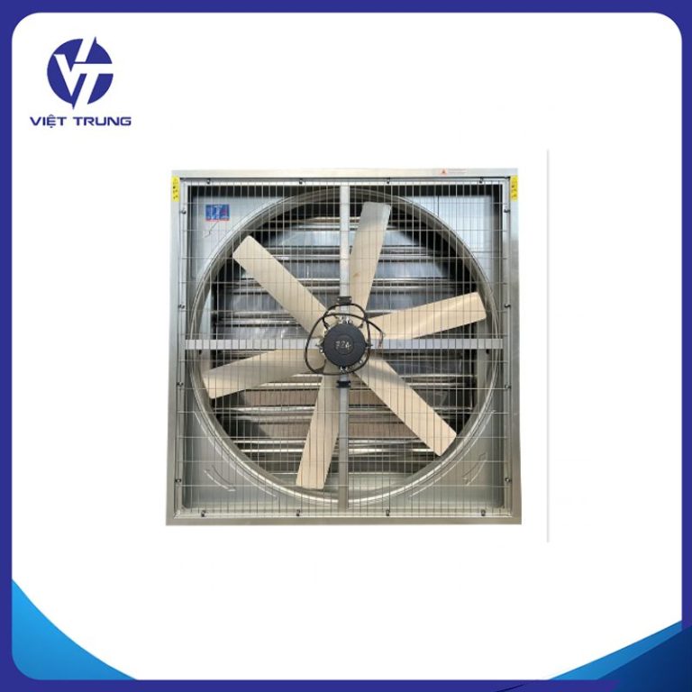 QUẠT THÔNG GIÓ VUÔNG TRANG TRẠI TRỰC TIẾP CÁNH COMPOSITE 1100×1100