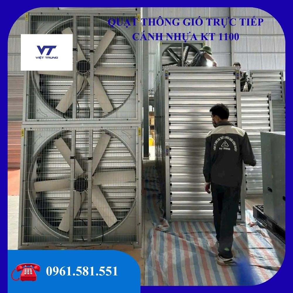 QUẠT THÔNG GIÓ KT1100 CÁNH COMPOSITE