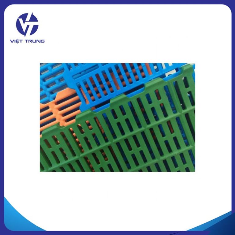 TẤM NHỰA LÓT SÀN CHUỒNG HEO 40X60CM CHỐT TRÒN