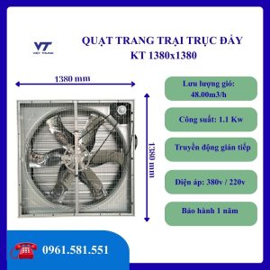 QUẠT TRANG TRẠI TRỤC ĐẨY 1380×1380