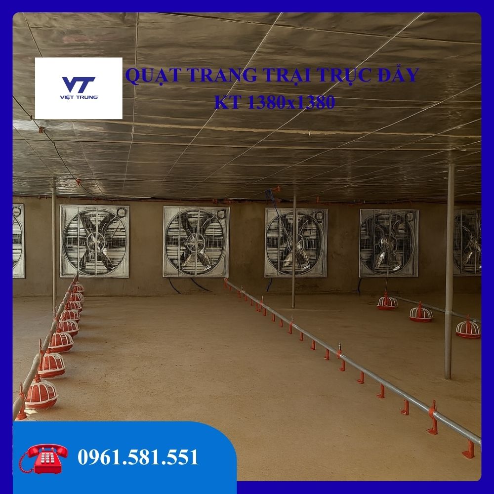 Quạt trang trại trục đẩy 1380x1380