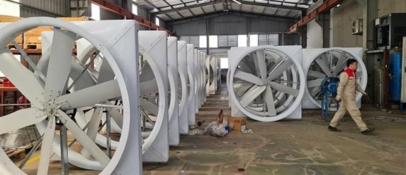 quạt thông gió xưởng