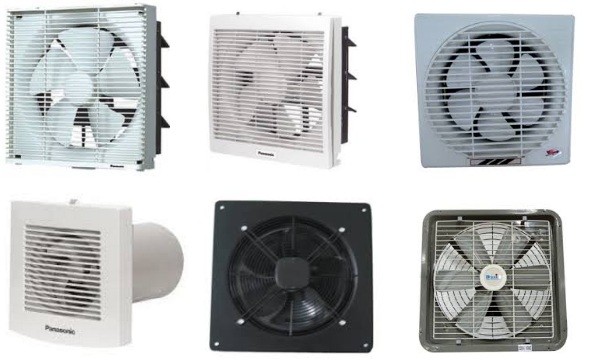 các loại quạt thông gió