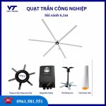 QUẠT TRẦN CÔNG NGHIỆP SẢI CÁNH 6,1M